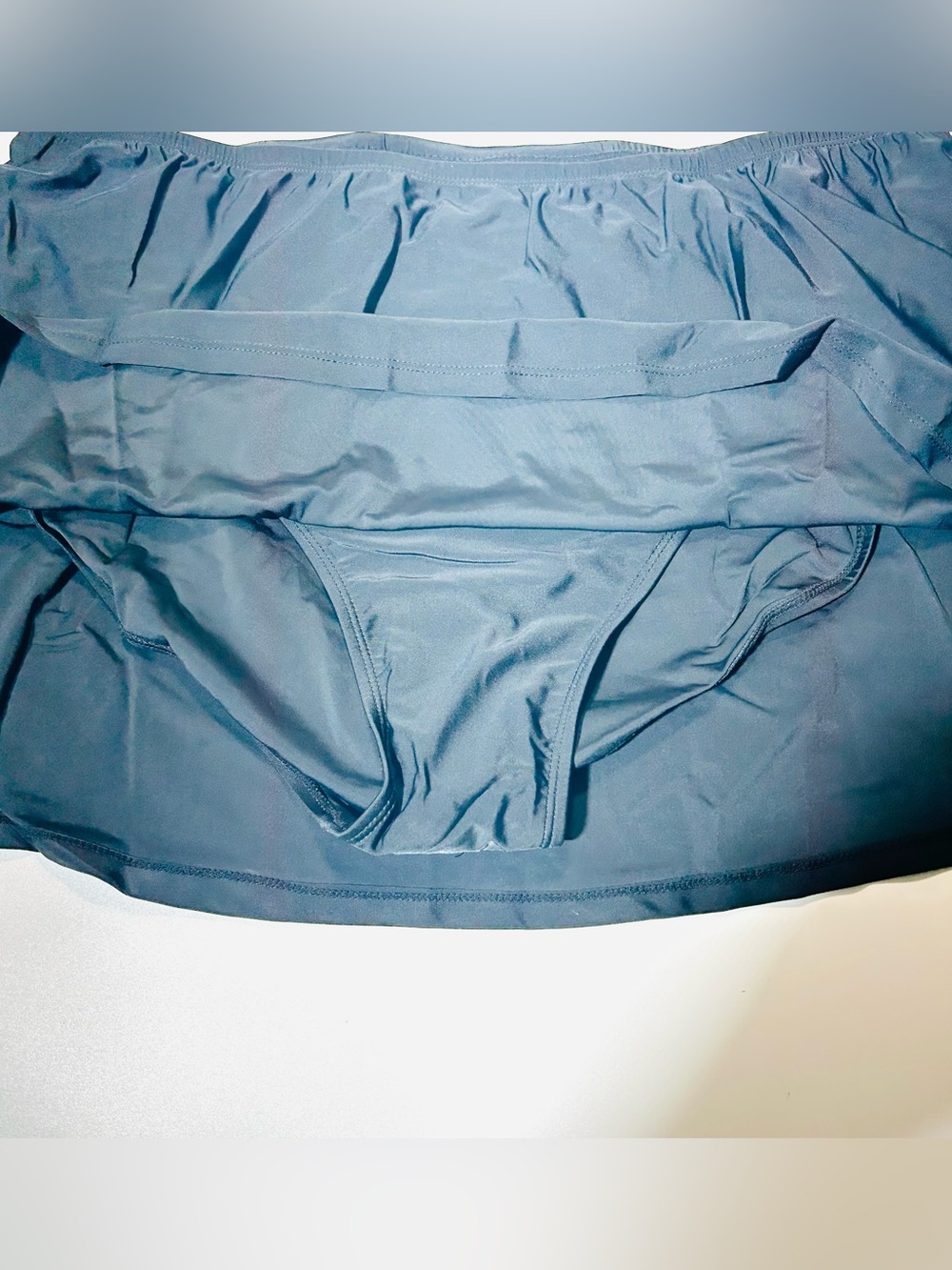 Island Escape Swim Skirt Women’s 20W Black Thigh Minimizer New Plus Size - Picture 4 of 9